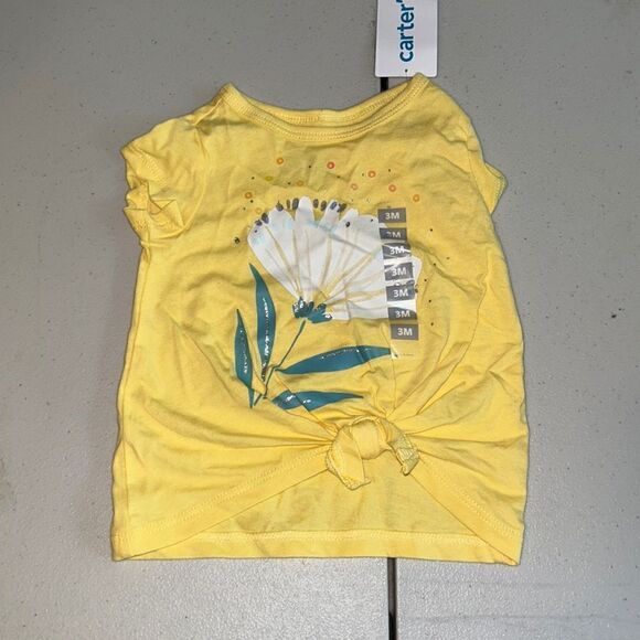 Nwt 3m carters flower shirt - Picture 1 of 1